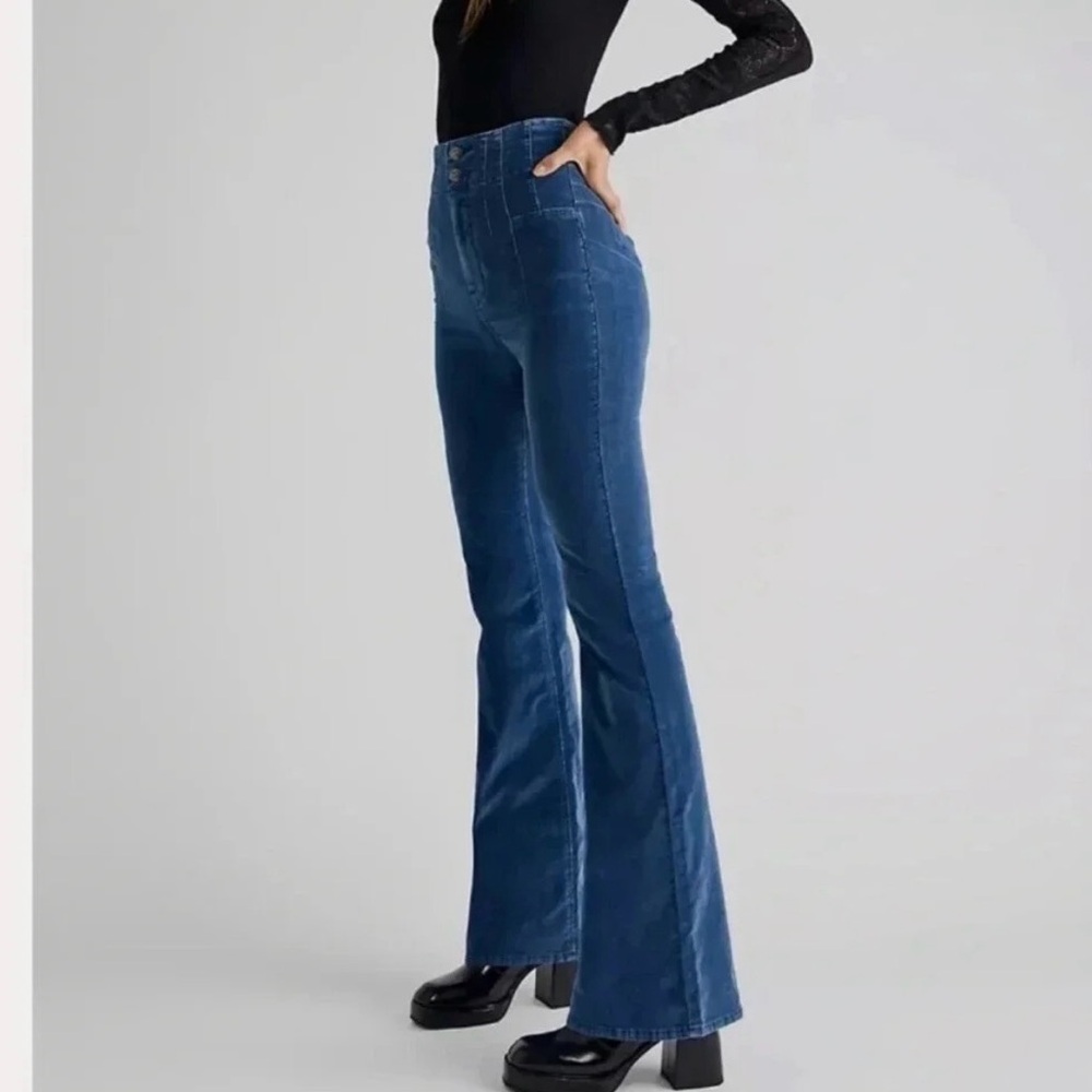 We The Free-Blue corduroy pants